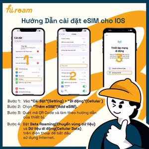 eSIM du lịch 70 Nước