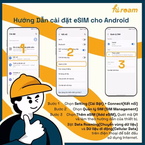 eSIM du lịch 70 Nước