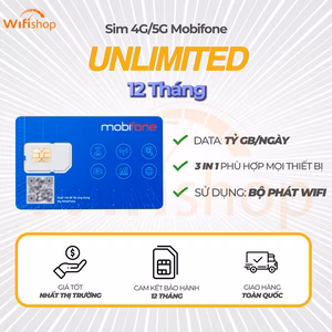SIM 5G Mobifone Không Giới Hạn Dung Lượng - MAX BĂNG THÔNG M0